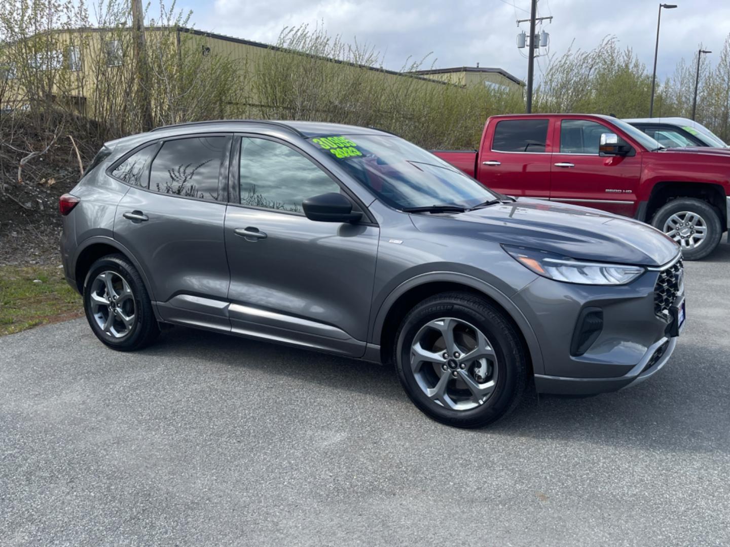 2023 GRAY FORD ESCAPE ST-LINE (1FMCU9MN4PU) with an 1.5L engine, Automatic transmission, located at 1960 Industrial Drive, Wasilla, 99654, (907) 274-2277, 61.573475, -149.400146 - Photo#3